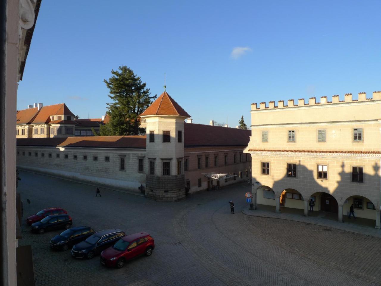 Hotel U Černého orla Telč Exterior foto